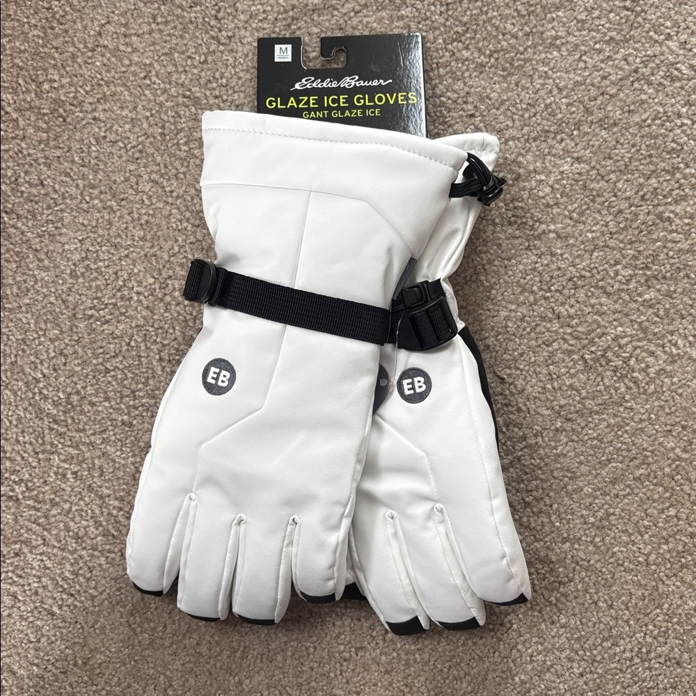 Eddie Bauer Men’s Glaze Ice Gloves medium NWT